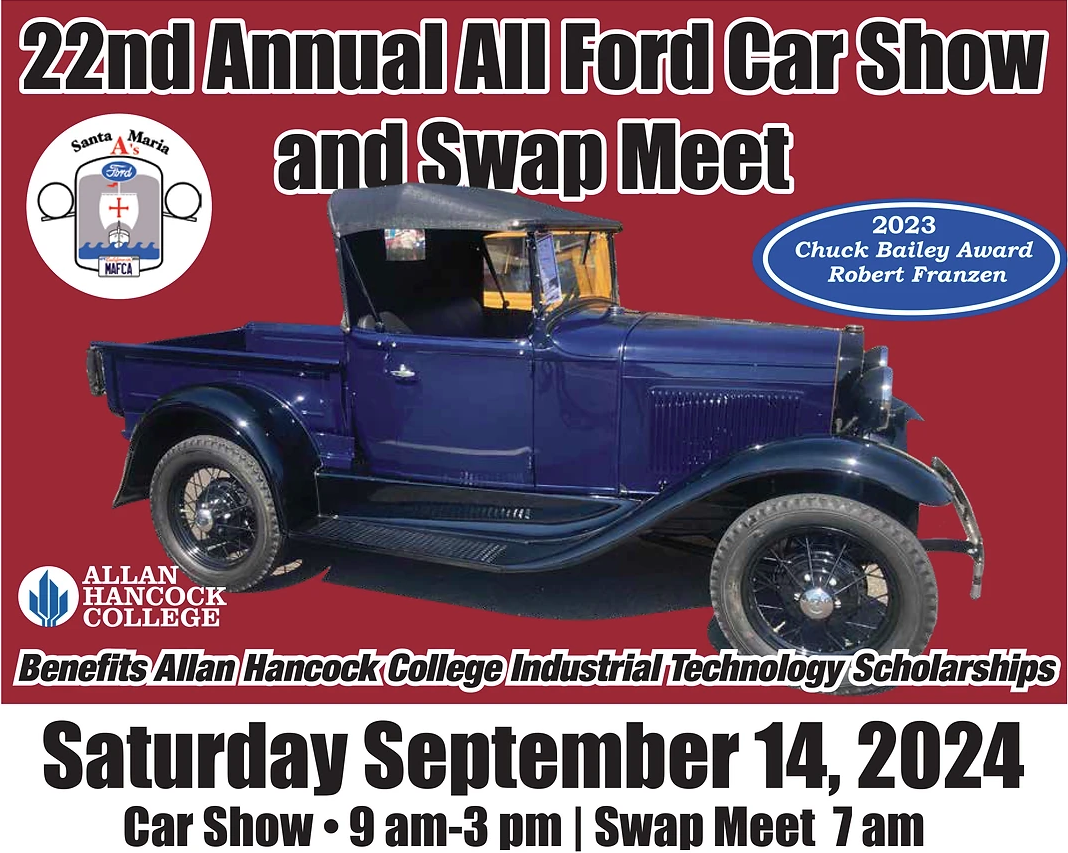 A local car club is celebrating 22 years of raising money for students in Allan Hancock College’s industrial technology program this September.